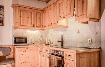Küche/Küchenzeile in der Unterkunft Landhaus Gaspar- Ferienwohnung