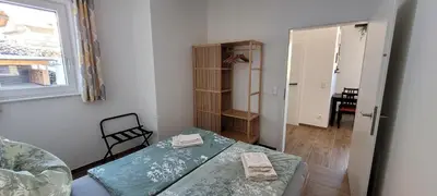 Ein Bett oder Betten in einem Zimmer der Unterkunft Appartement Petersberg