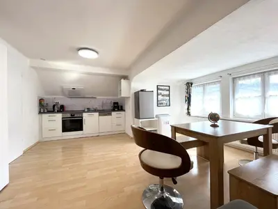 Küche/Küchenzeile in der Unterkunft Ferienwohnung Attersee