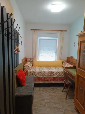 Ein Bett oder Betten in einem Zimmer der Unterkunft Ferienwohnungen Landhaus Gerum