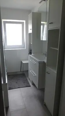 Ein Badezimmer in der Unterkunft Ferienwohnung Rabennest