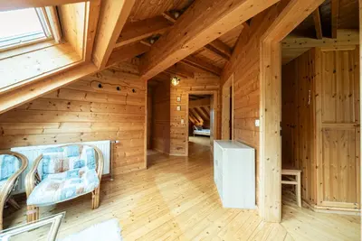 Ein Sitzbereich in der Unterkunft Haus Matteo - Familienurlaub beim Ödensee