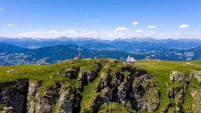 Naturlandschaft in der Nähe des Chalets