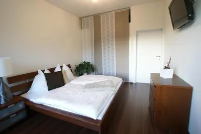 Ein Bett oder Betten in einem Zimmer der Unterkunft Appartement Christine