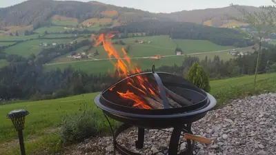 Naturlandschaft in der Nähe des Ferienhauses