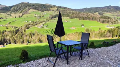 Naturlandschaft in der Nähe des Ferienhauses