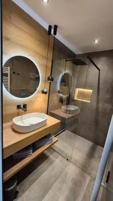 Ein Badezimmer in der Unterkunft Apartment Sunplatzl