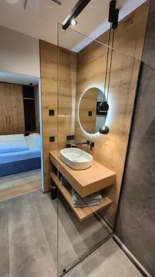 Ein Bett oder Betten in einem Zimmer der Unterkunft Apartment Sunplatzl