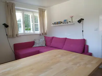 Ein Bett oder Betten in einem Zimmer der Unterkunft Apartment Haarlem Gosau