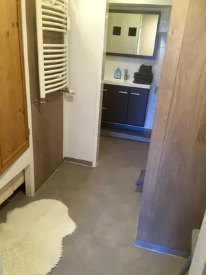 Küche/Küchenzeile in der Unterkunft Apartment Haarlem Gosau