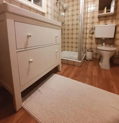 Ein Badezimmer in der Unterkunft Landhaus Tamberg zur Alleinnutzung