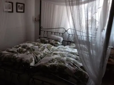 Ein Bett oder Betten in einem Zimmer der Unterkunft Landhaus Tamberg zur Alleinnutzung