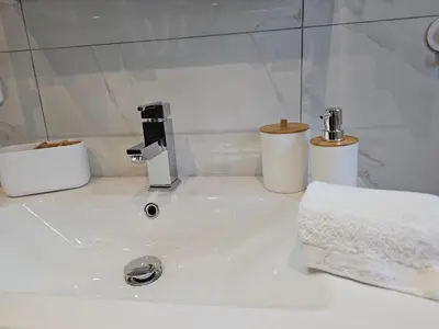 Ein Badezimmer in der Unterkunft Appartment Jasmin