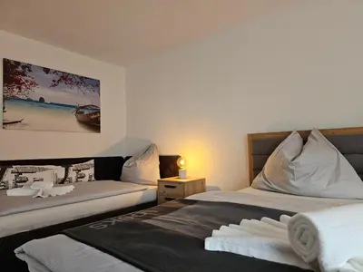 Ein Bett oder Betten in einem Zimmer der Unterkunft Appartment Jasmin