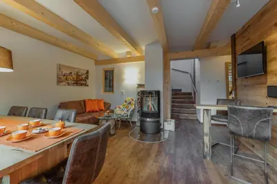TV/Unterhaltungsangebot in der Unterkunft Chalets AurAlpin