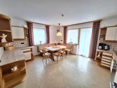 Küche/Küchenzeile in der Unterkunft Appartement Bergliebe-Schneiderbauer