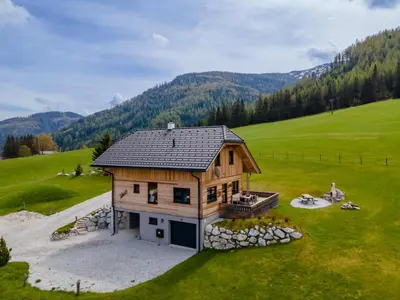 Naturlandschaft in der Nähe des Chalets