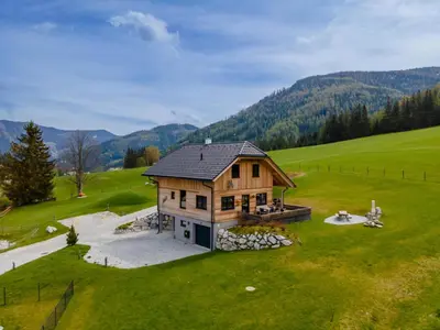 Naturlandschaft in der Nähe des Chalets