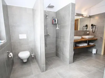 Ein Badezimmer in der Unterkunft Moarhof