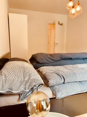 Ein Sitzbereich in der Unterkunft Hausi's Home
