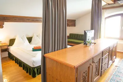 Ein Bett oder Betten in einem Zimmer der Unterkunft Seebad Appartements