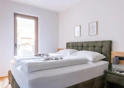 Ein Bett oder Betten in einem Zimmer der Unterkunft DAS GRIES