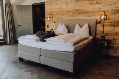 Ein Bett oder Betten in einem Zimmer der Unterkunft THE MATTHEW - pop up & down