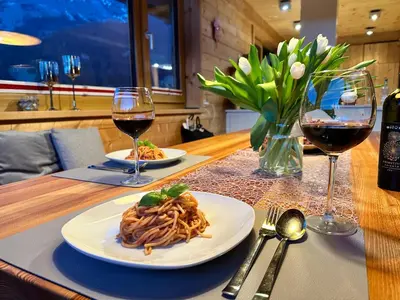 Getränke in der Unterkunft Chalet Bischofsmütze - Direkt an der Skipiste im Skigebiet Dachstein West