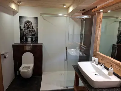 Ein Badezimmer in der Unterkunft RELAX