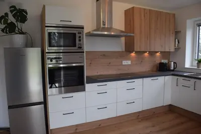 Küche/Küchenzeile in der Unterkunft Lenau Apartment