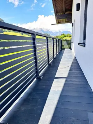 Ein Balkon oder eine Terrasse in der Unterkunft Ferienwohnung Kapar