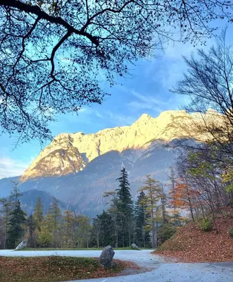 Naturlandschaft in der Nähe des Privatzimmers