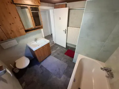 Ein Badezimmer in der Unterkunft Ferienwohnungen Wunderburg