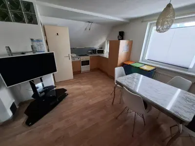 Küche/Küchenzeile in der Unterkunft Ferienwohnungen Wunderburg