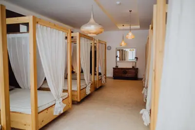 Ein Bett oder Betten in einem Zimmer der Unterkunft Alpenhotel Perner