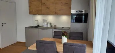 Küche/Küchenzeile in der Unterkunft Villa Juwel
