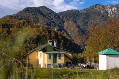 Naturlandschaft in der Nähe des Ferienhauses