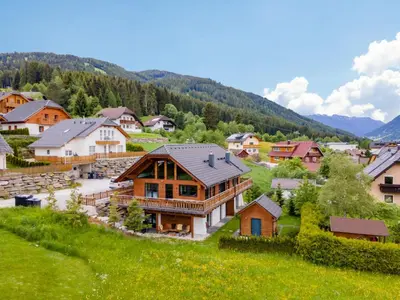 Naturlandschaft in der Nähe des Chalets