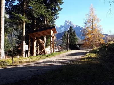 Naturlandschaft in der Nähe des Ferienhauses