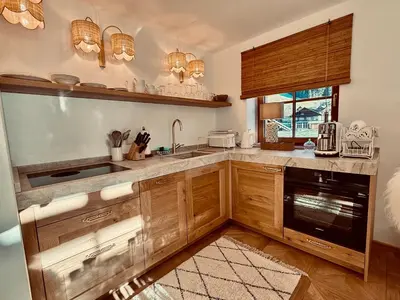 Küche/Küchenzeile in der Unterkunft SEIN Boutique Suites - ADULTS ONLY
