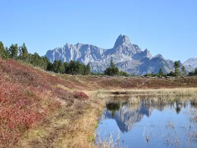 Naturlandschaft in der Nähe des Ferienhauses
