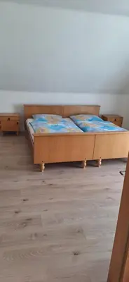 Ein Bett oder Betten in einem Zimmer der Unterkunft Haus Anna & Georg