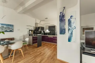 Küche/Küchenzeile in der Unterkunft Appartements Tamino by Schladming-Appartements
