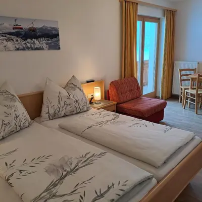 Ein Bett oder Betten in einem Zimmer der Unterkunft Appartements Rabengut