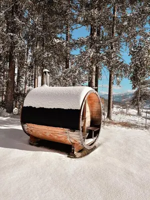 CHILLHAUS Pear Mountain by AA Holiday Homes im Winter