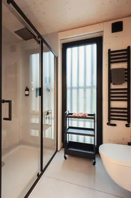 Ein Badezimmer in der Unterkunft The Campus Alps