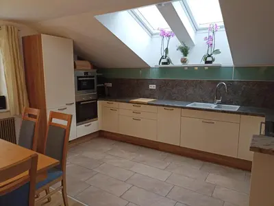 Küche/Küchenzeile in der Unterkunft Ferienwohnung Mayrhofer