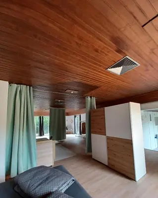 Ein Bett oder Betten in einem Zimmer der Unterkunft Villa Romy - Ferienwohnung
