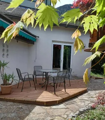 Ein Patio oder anderer Außenbereich in der Unterkunft Villa Romy - Ferienwohnung