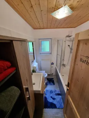 Ein Badezimmer in der Unterkunft Apartment Auszeit